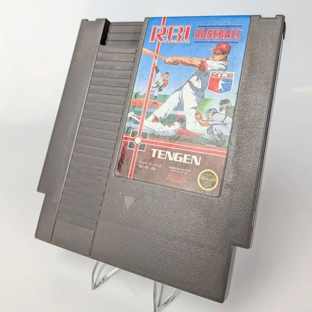 R.B.I. Baseball (Grey Cartridge) - Authentic and Tested - NES